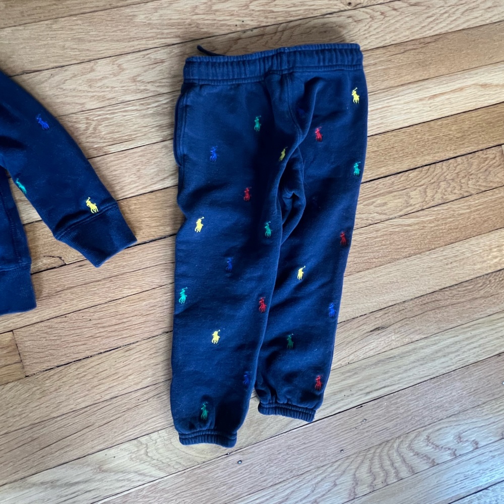 2T Ralph Lauren Navy Blue Track Suit - Hoody & Sweats - Picture 2 of 6